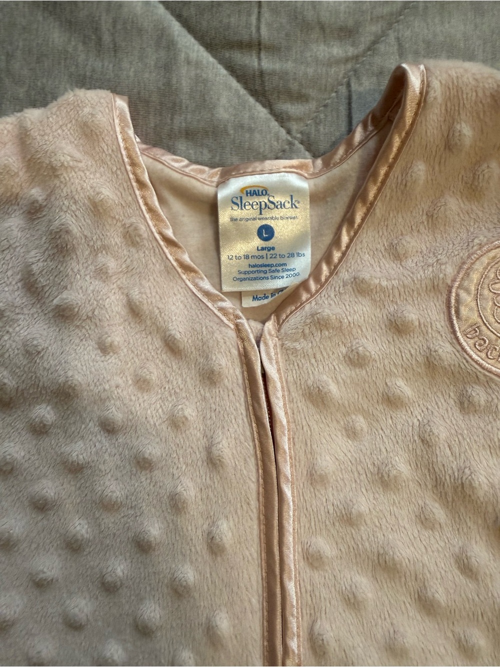 Halo SleepSack Wearable Blanket in Light Pink